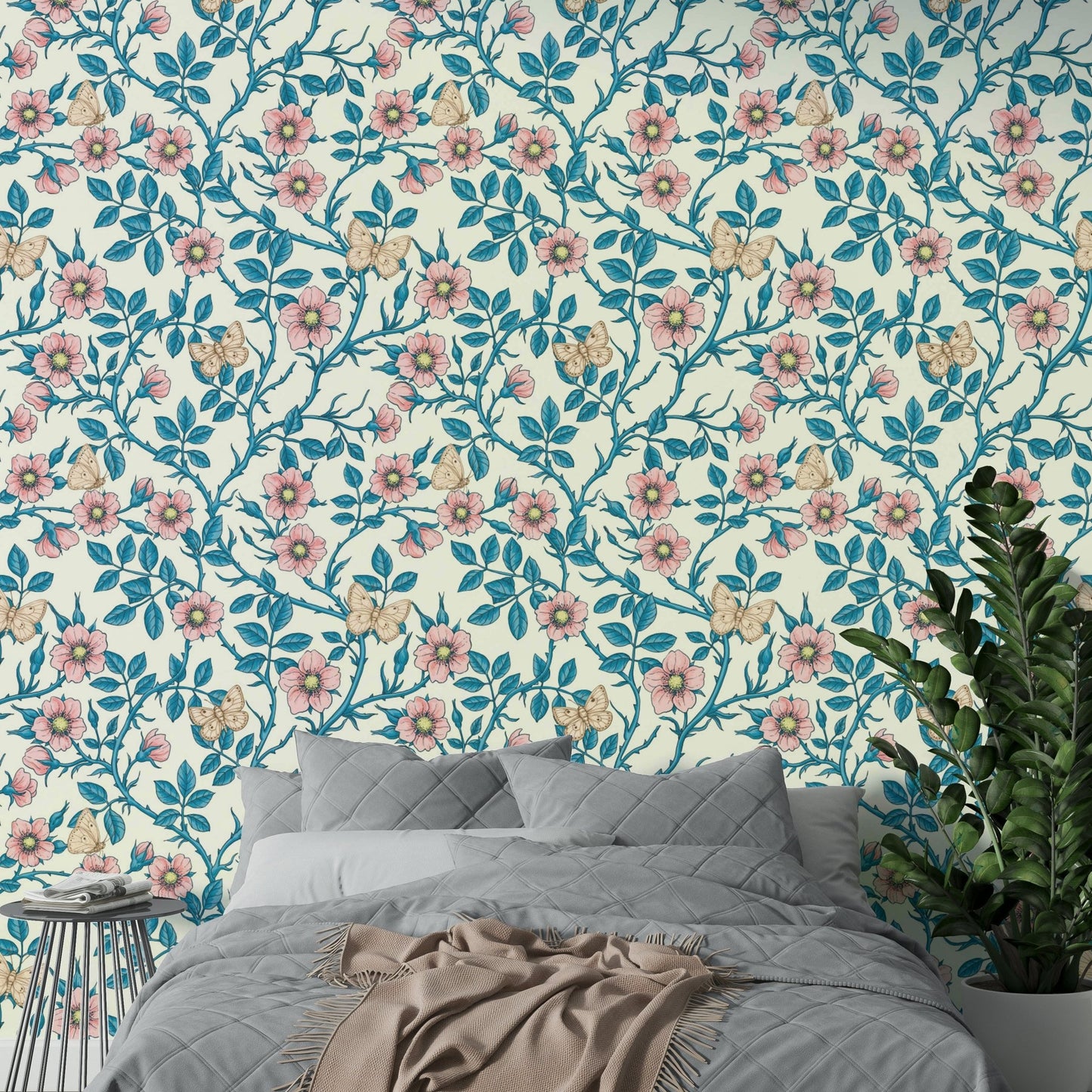 Intricate floral details creating a timeless and welcoming aesthetic

