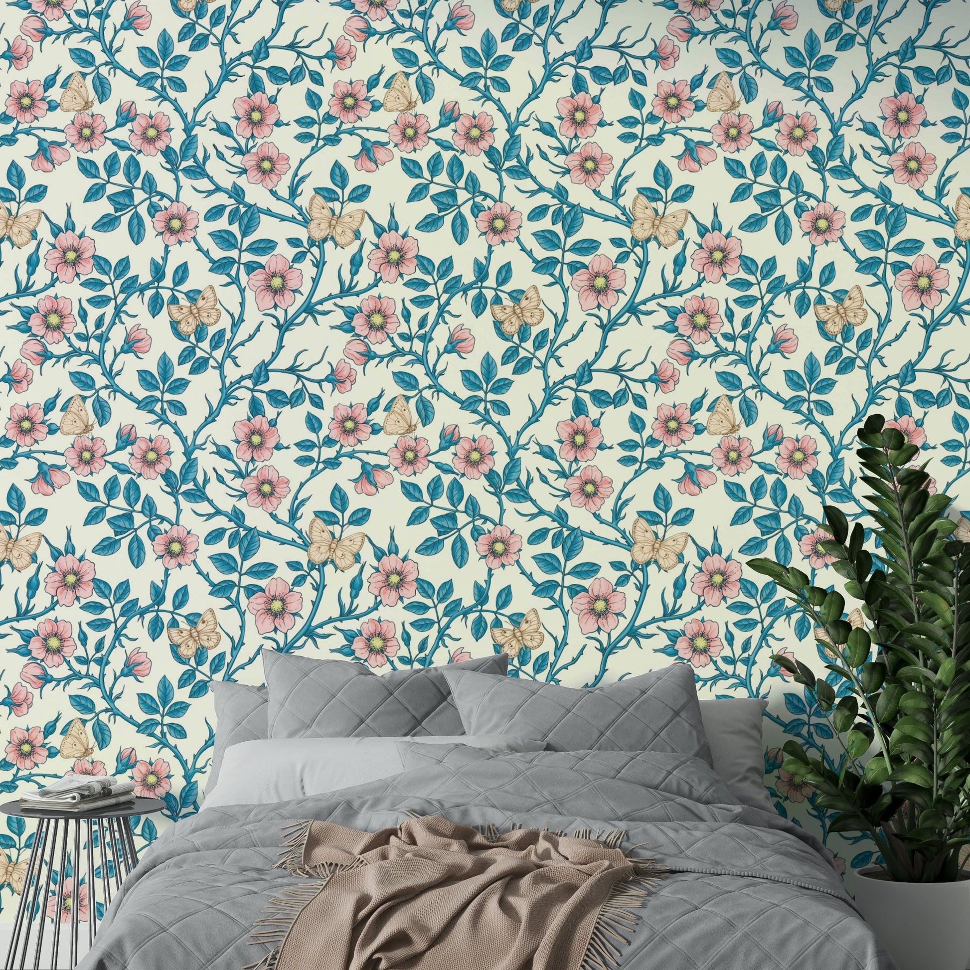 Intricate floral details creating a timeless and welcoming aesthetic

