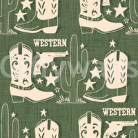 Wild West Charm Wallpaper frontier-inspired wall art.