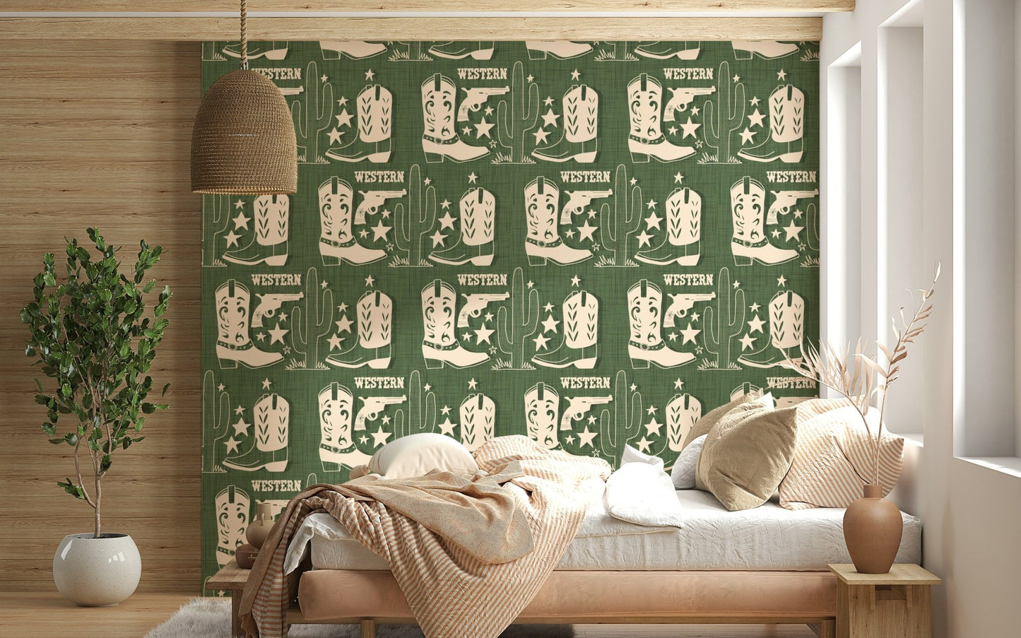 Odd alt text Lasso up this Wild West Charm Wallpaper.