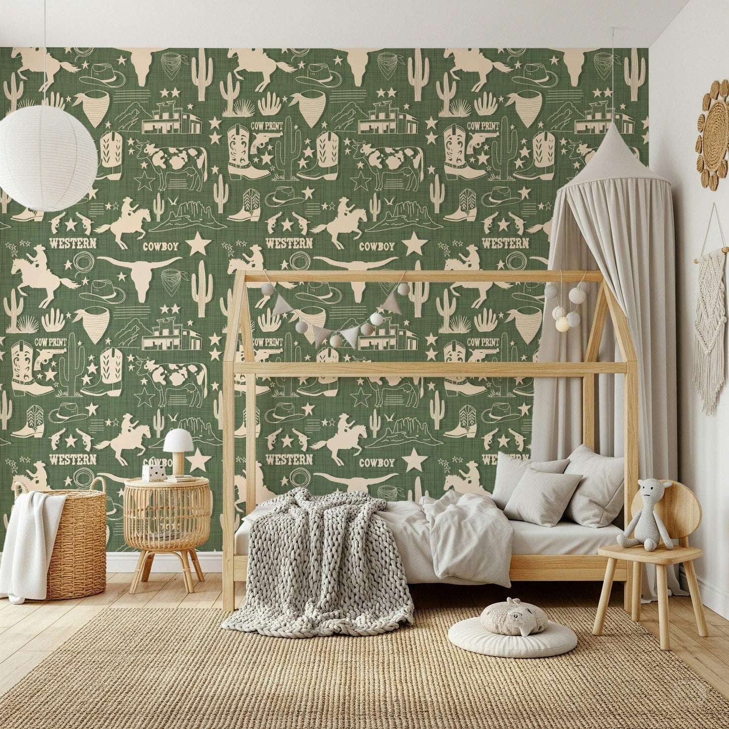 Western town sketch Wild West Sketch Wallpaper for walls., GD6615