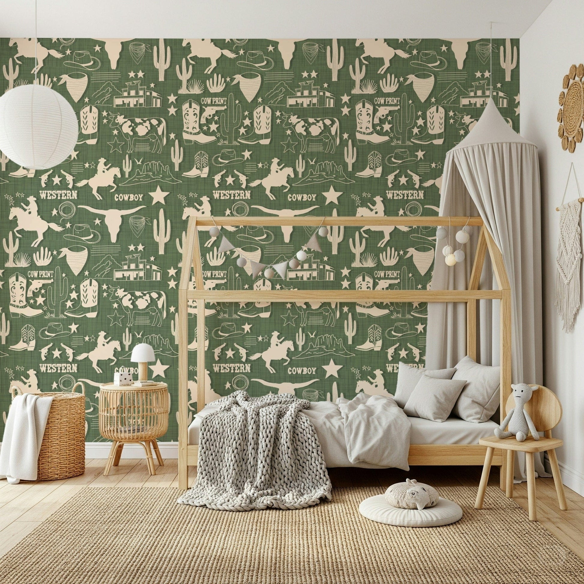 Western town sketch Wild West Sketch Wallpaper for walls., GD6615