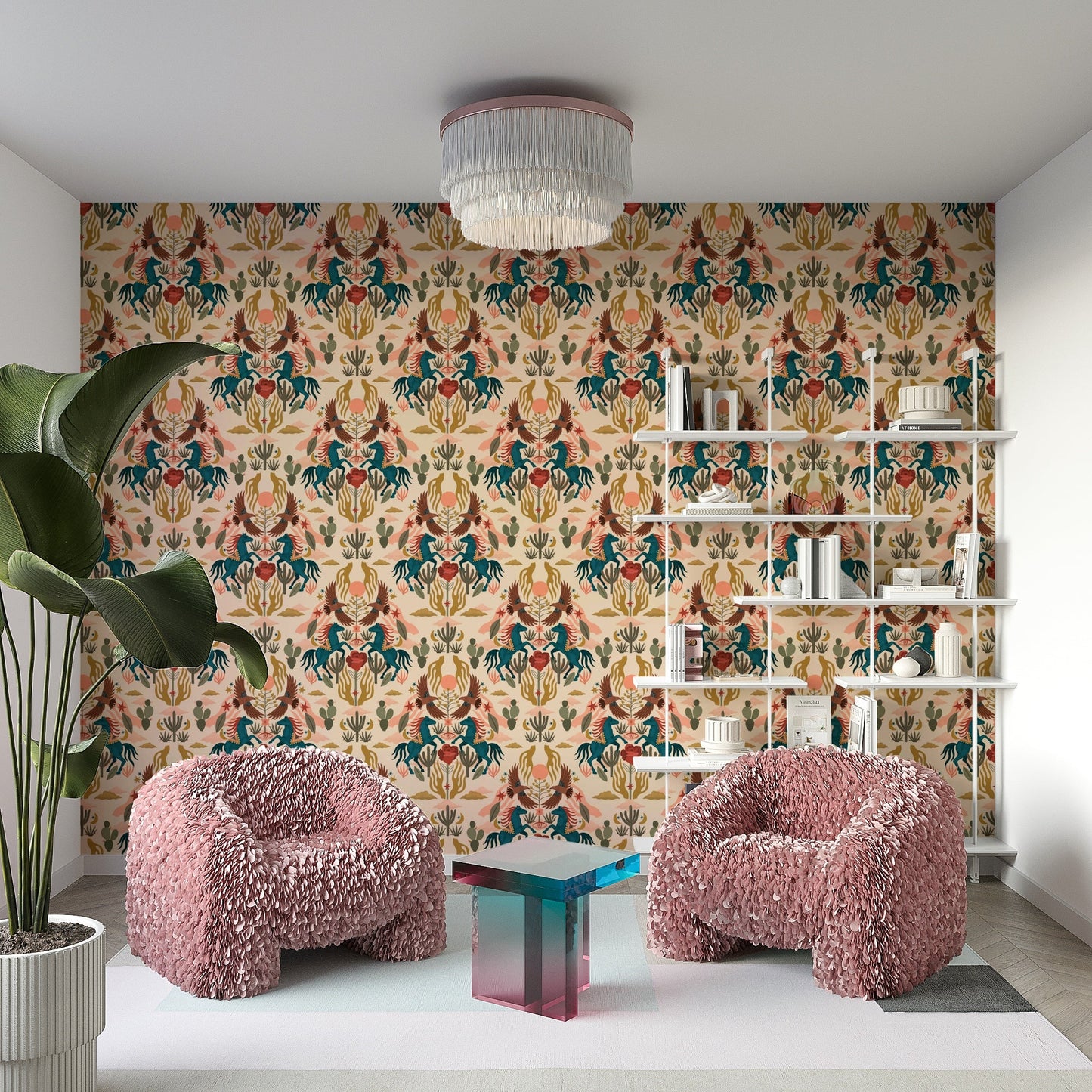 Western style mural wallpaper

