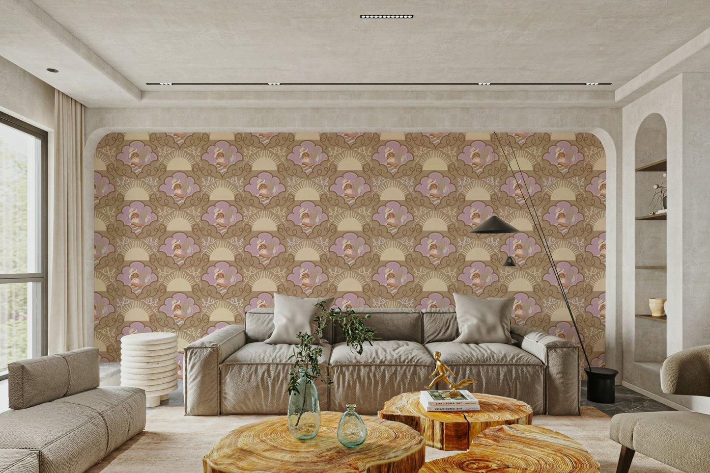 The boots and cactus have a hand-drawn look.

