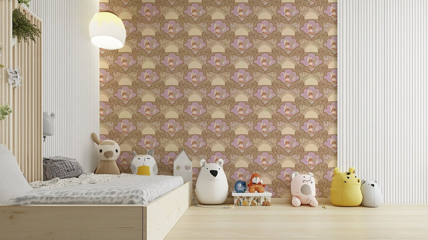 The design features a pattern of cowboy boots.

