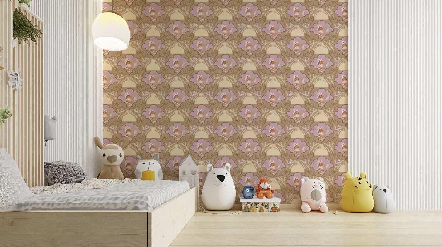 The design features a pattern of cowboy boots.

