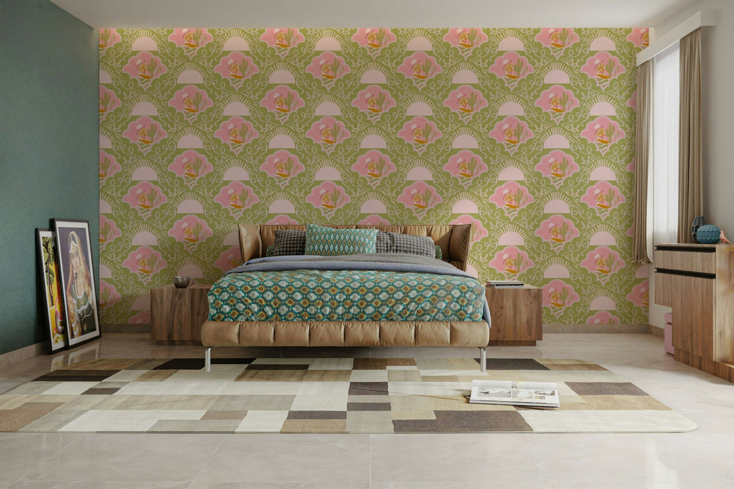 The style is whimsical and cartoon-like.

