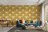 The colors are bright, happy yellow and other hues. GD3356

