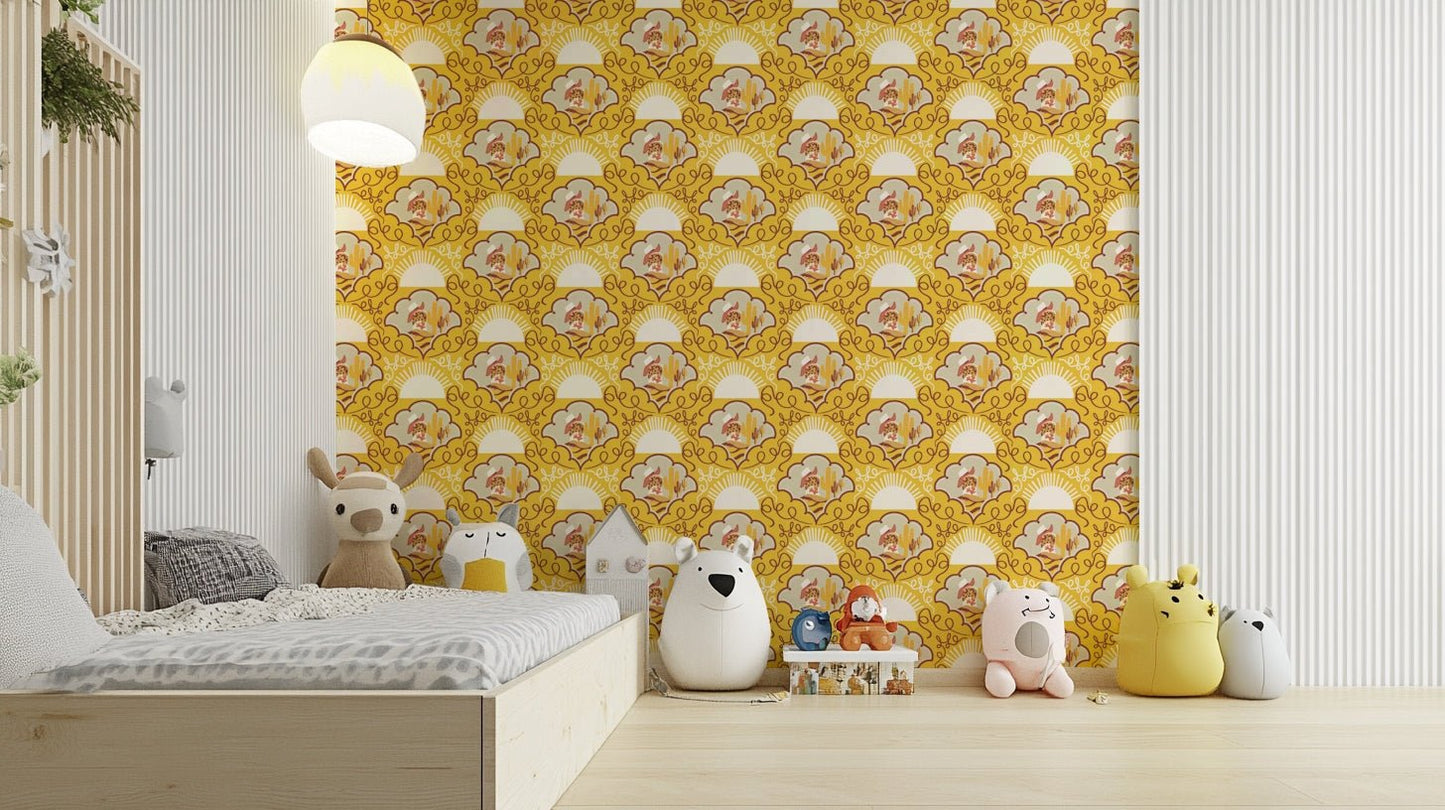 The pattern repeats across the wall. GD3356

