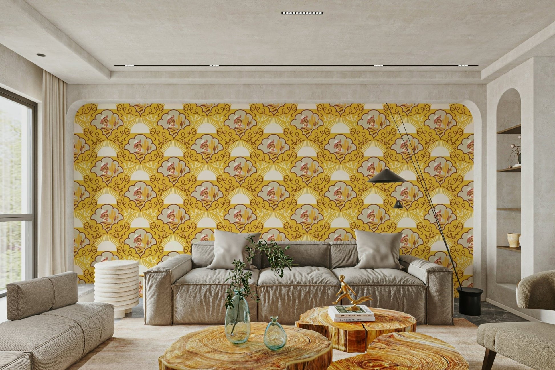 The image is for a child's room or Western decor. GD3356

