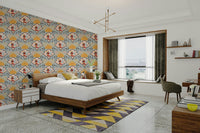 The pattern is intended for a child's room.

