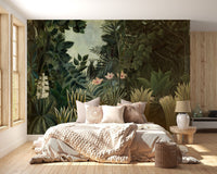Lush Green Tropical Forest Wallpaper Murals - Giffywalls