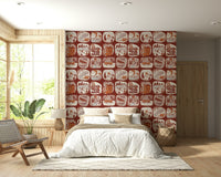 Wilderness Patches van adventure camp sign wallpaper for walls.