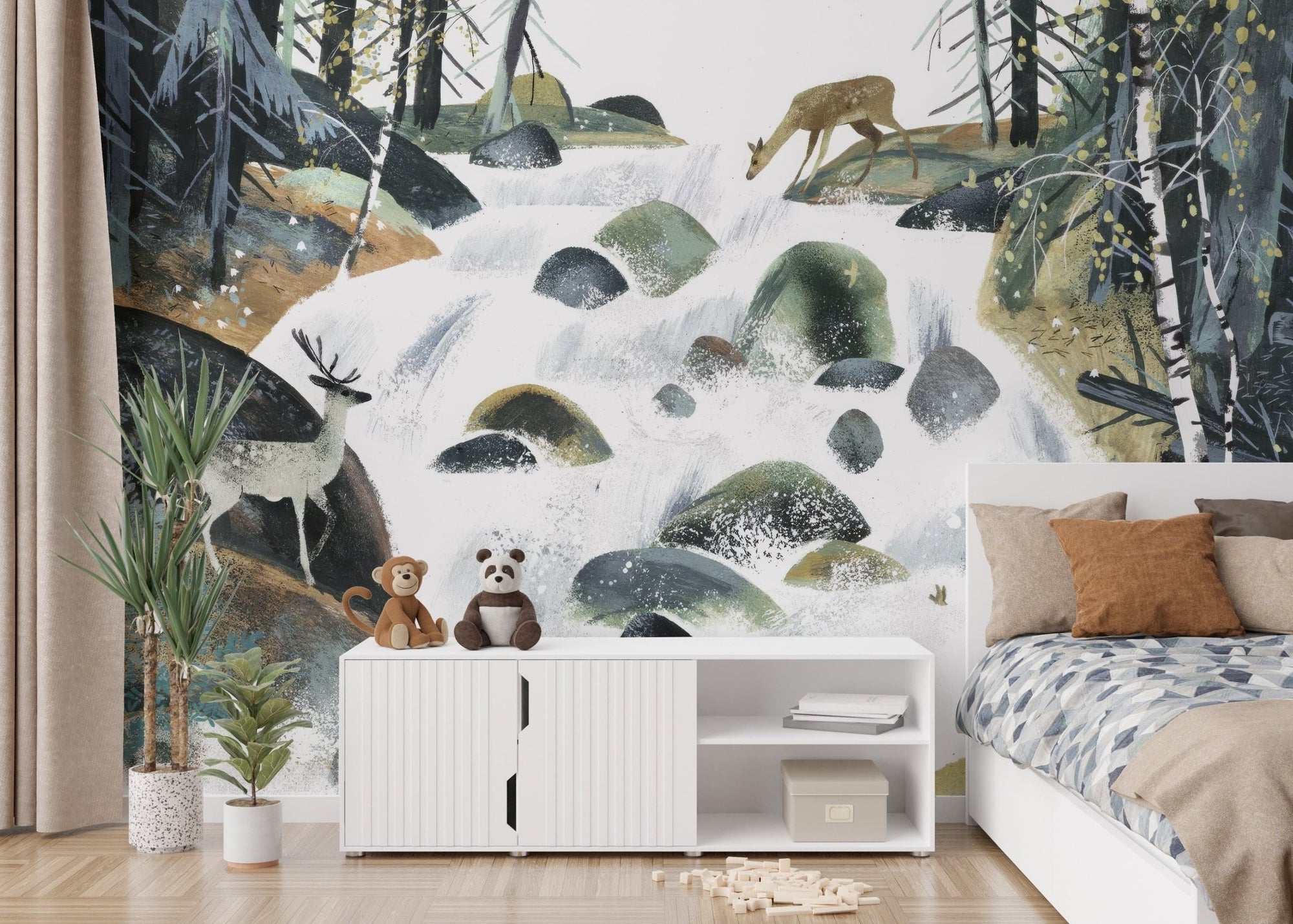 Tranquil wilderness wallpaper scene, C154
