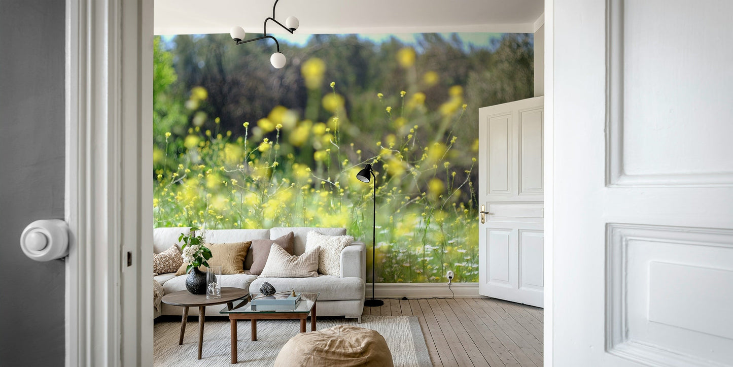 The mural covers a significant wall area.
