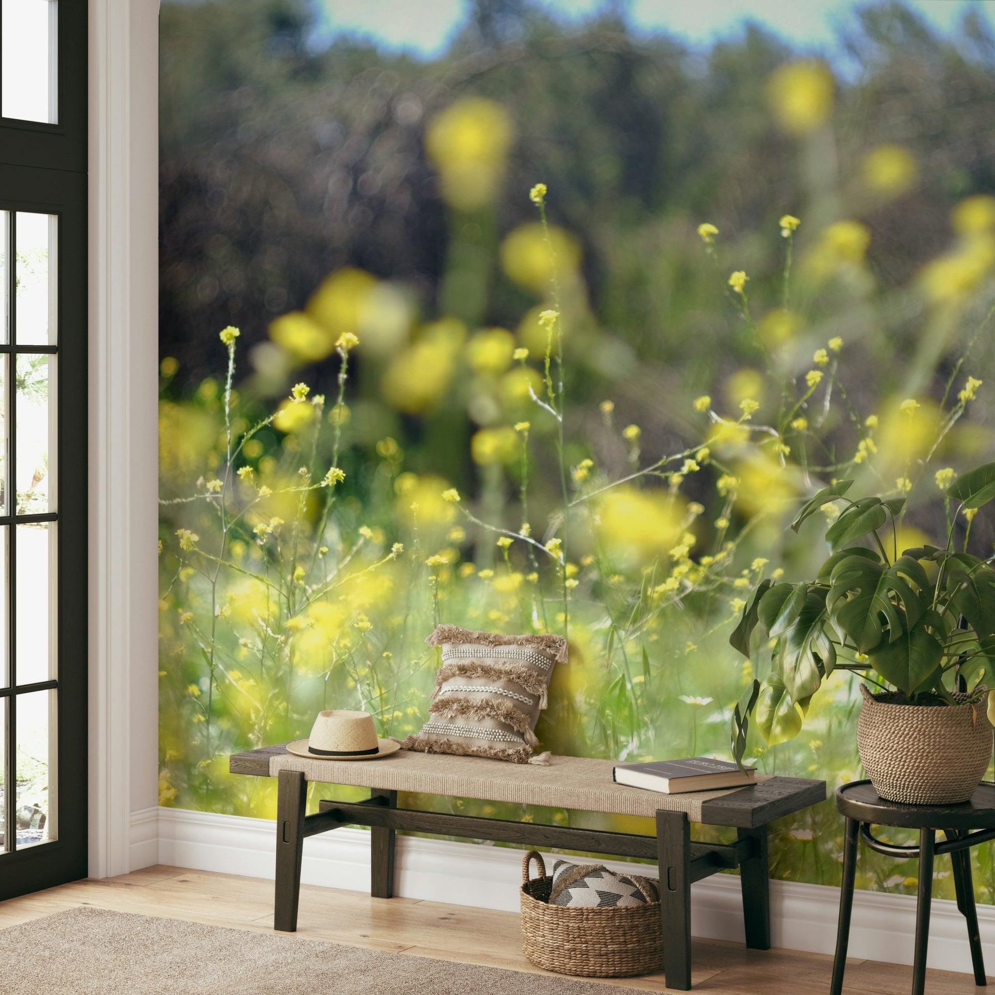 There's a strong sense of tranquility, natural charm, and subtle vibrancy.
