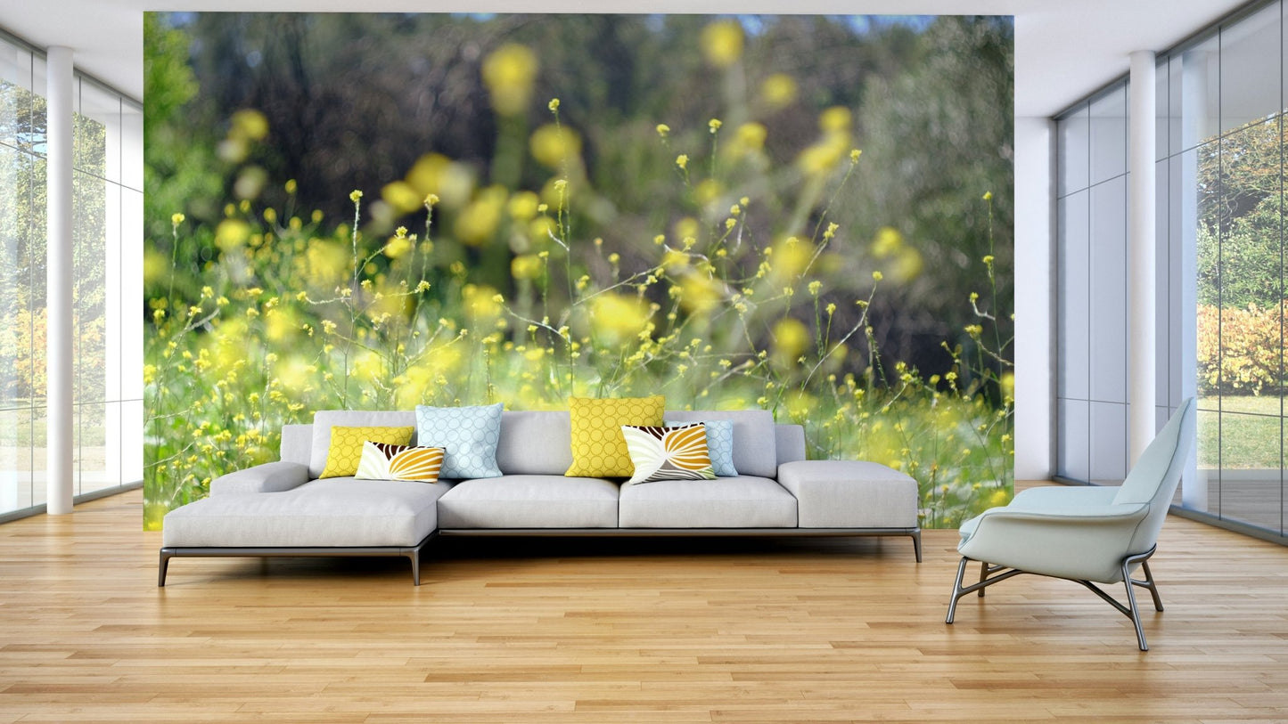 Suitable for a bedroom, living room, or a nature-inspired, calming interior.
