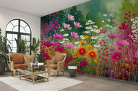 artistic watercolor wildflowers

