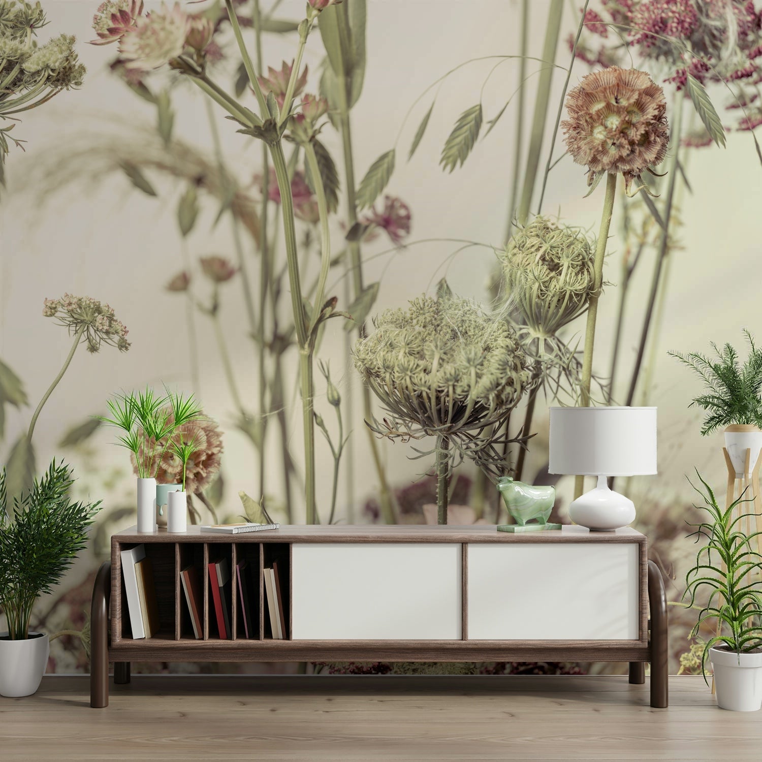 Wildflower Waltz Wall Mural