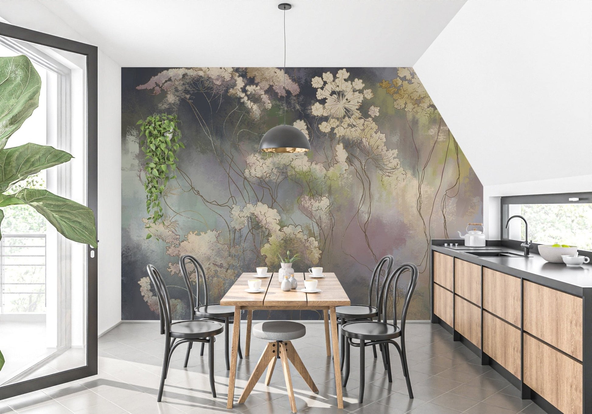 Wildflower Whisper Wall Mural - Giffywalls