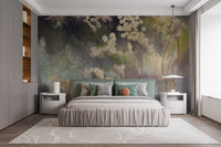 Whispering wildflowers wall mural design