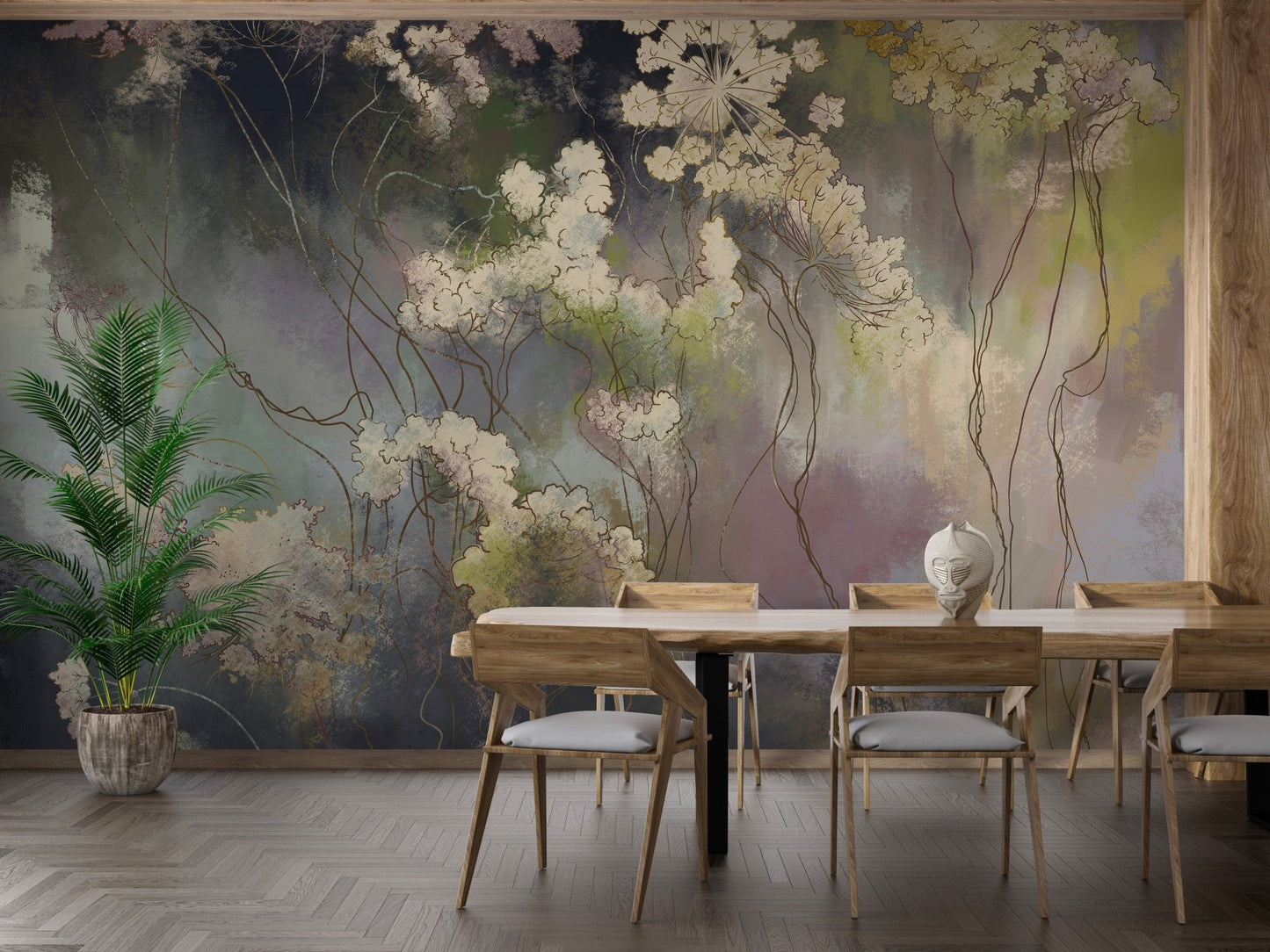 Wildflower Whisper Wall Mural - Giffywalls