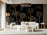 High-contrast floral wall art, Wildflower Wonderland product.