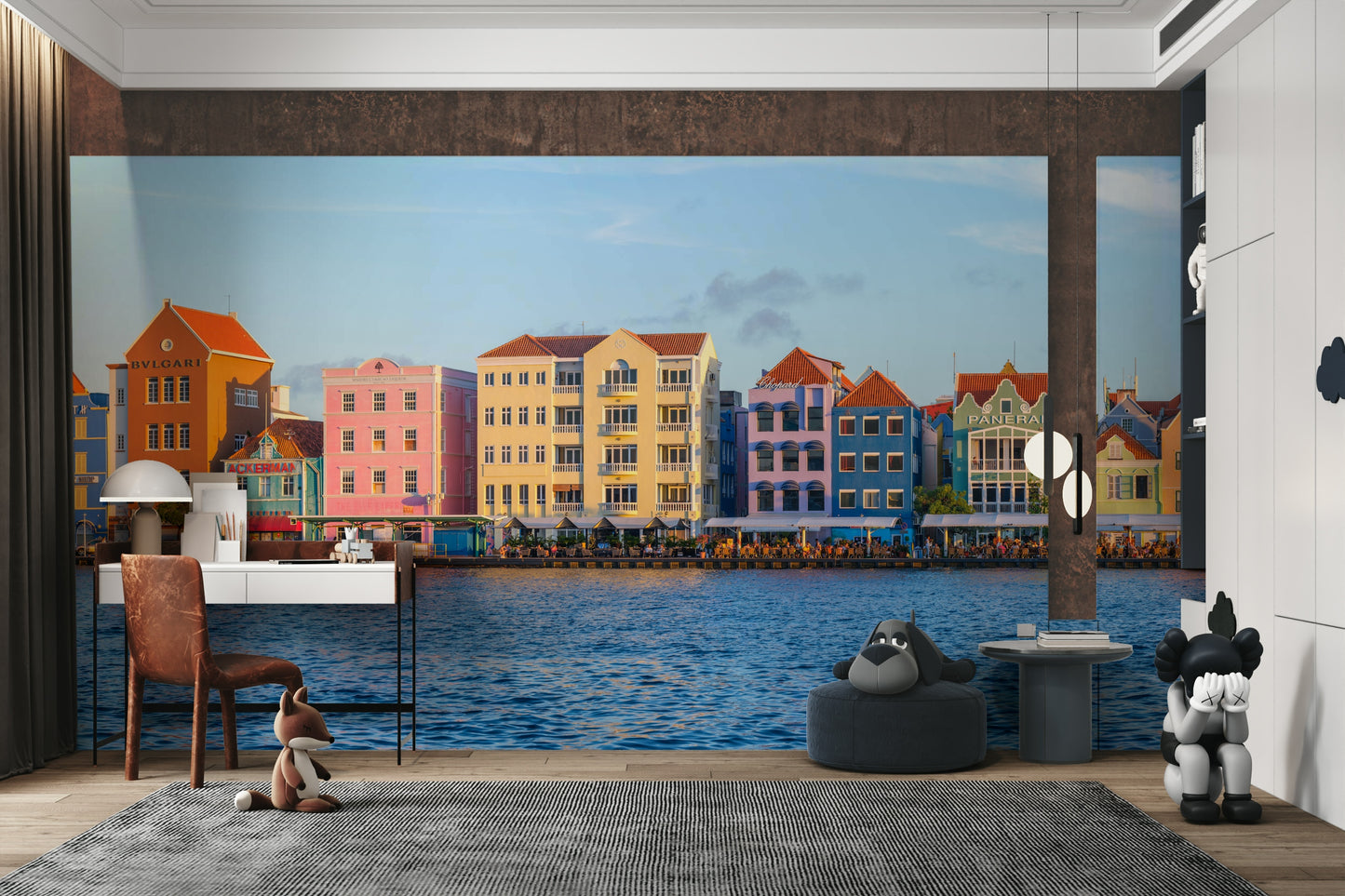 Willemstad Waterfront Wall Mural