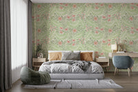 A close-up view shows the fine details of the flower petals and foliage.

