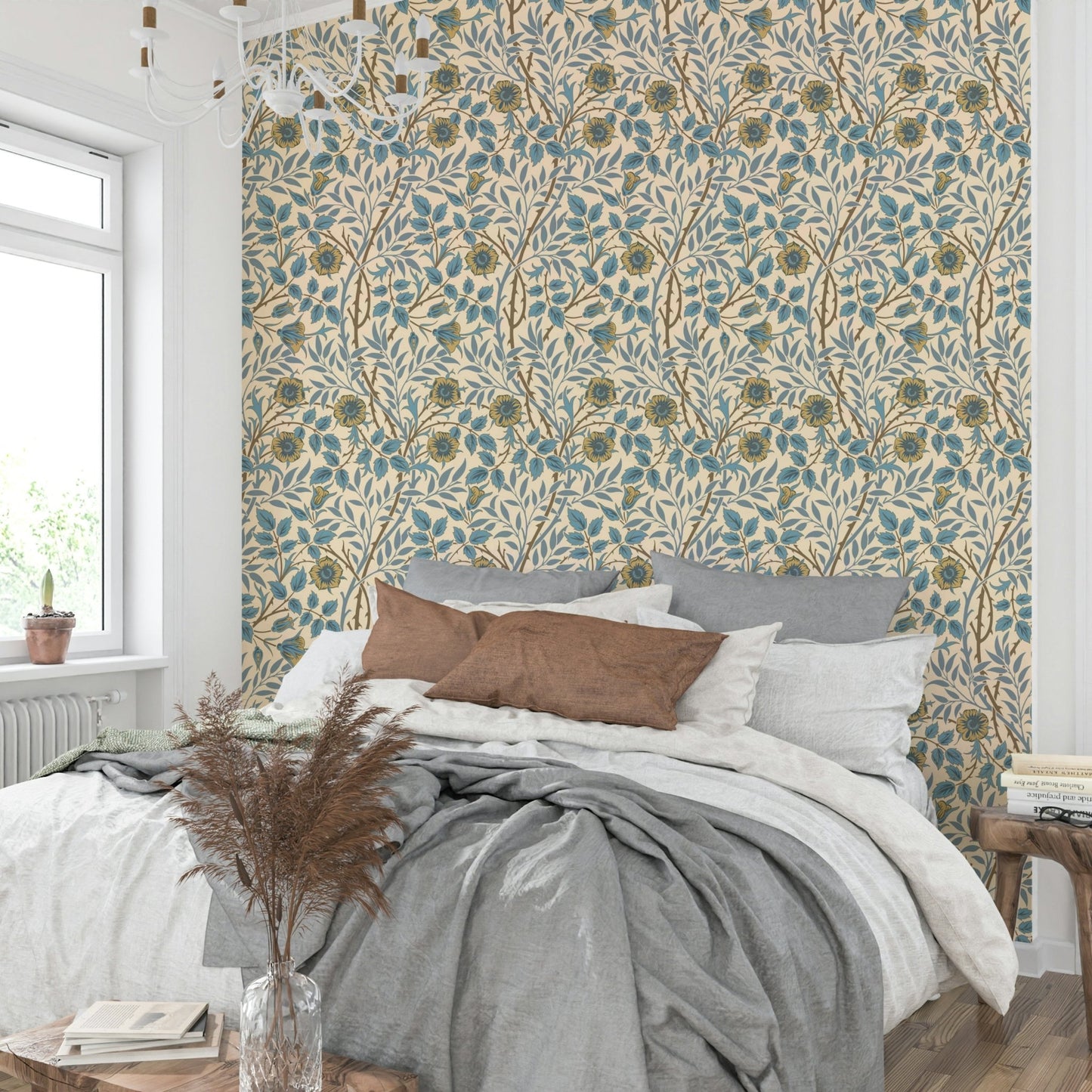 The design has a layered, artistic look with a sense of texture.

