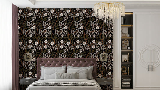 A wallpaper featuring an intricate, detailed pattern.

