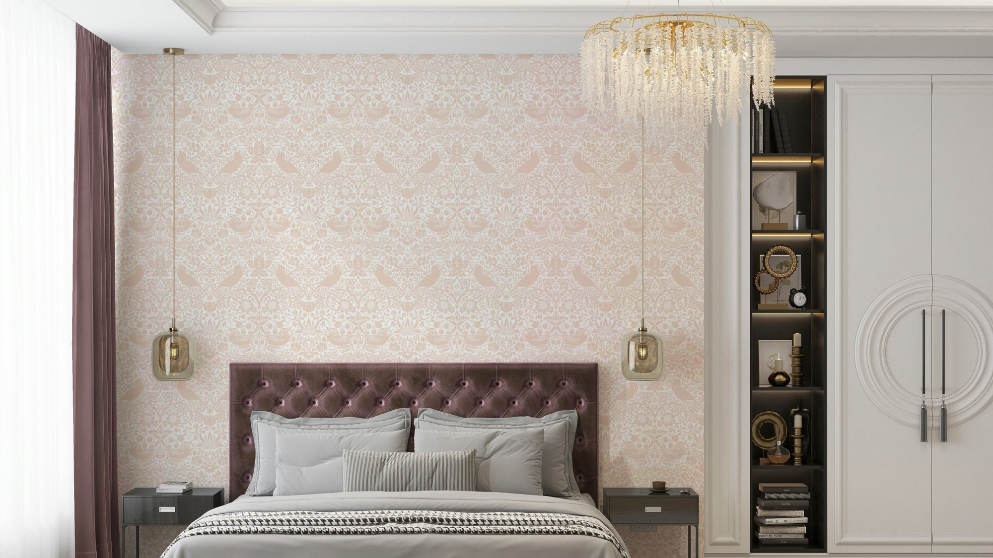A wallpaper featuring an intricate, detailed pattern. GD3786


