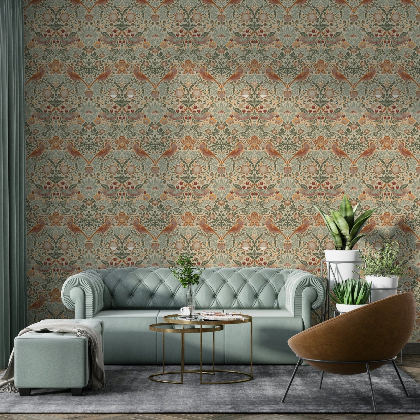 The style is vintage and feels very connected to a sense of history.

