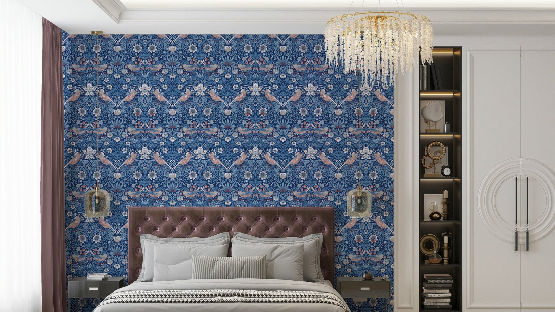 A wallpaper featuring an intricate, detailed pattern.

