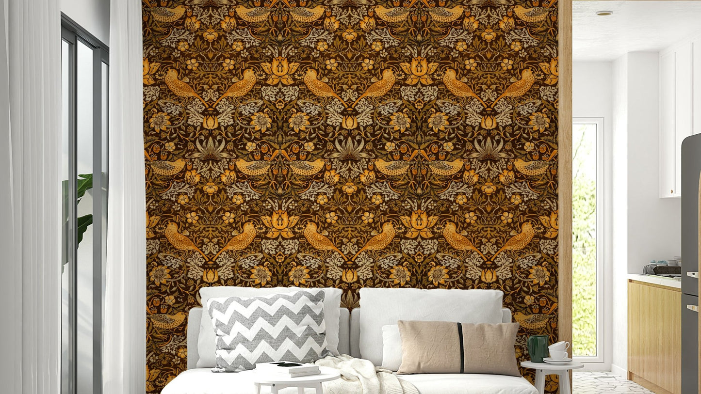 A wallpaper featuring an intricate, detailed pattern.

