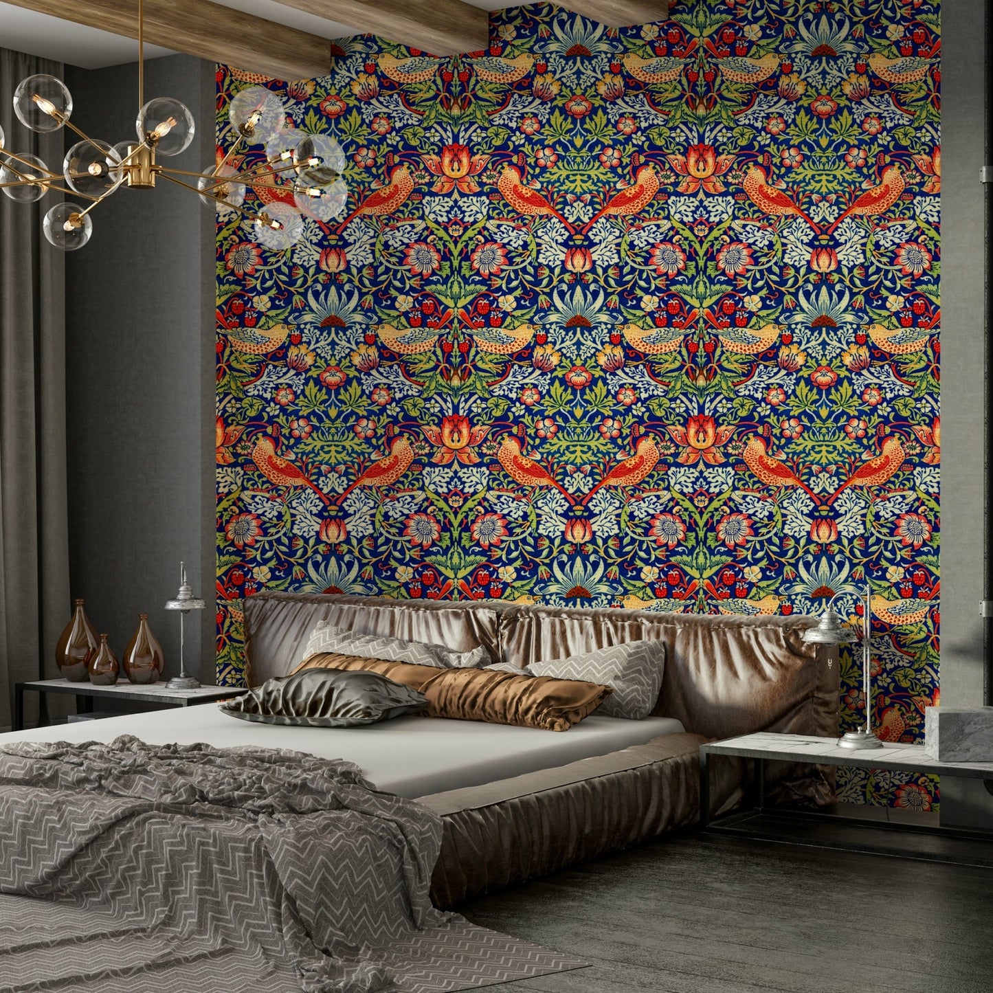 The style is vintage and feels very connected to a sense of history.

