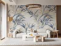 Flowing branches define this Willow Branch Serenity wall mural design, GD9032