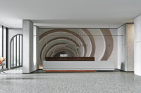 Abstract stairwell mural for walls

