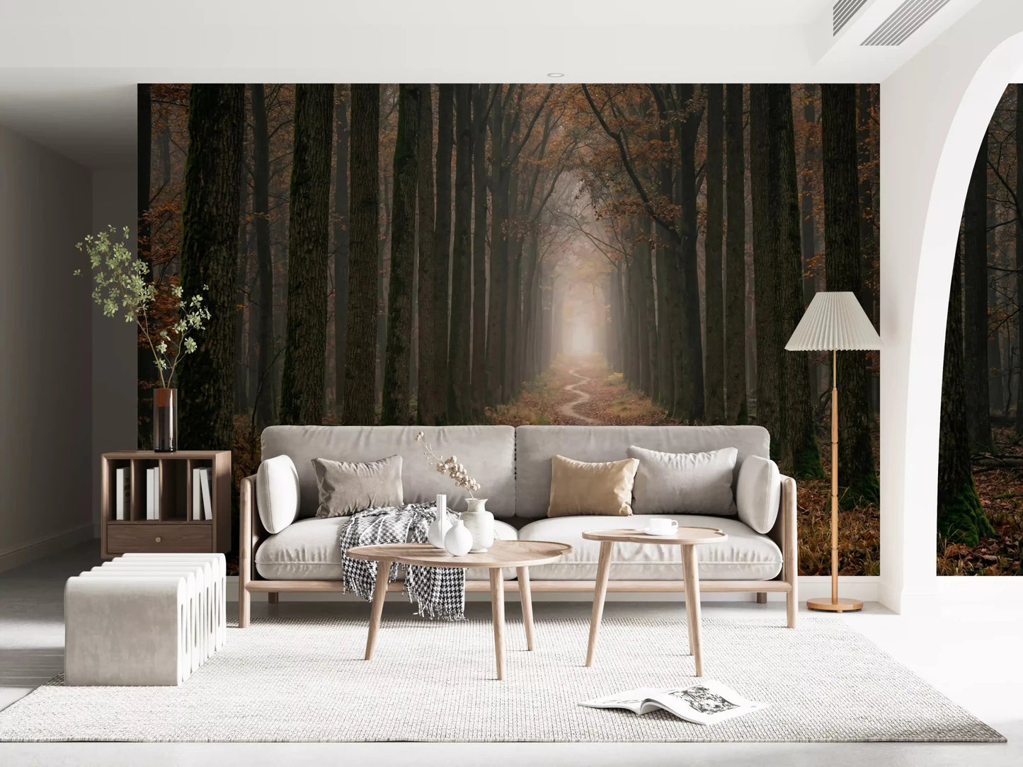 Winding Woodland Way Wall Mural