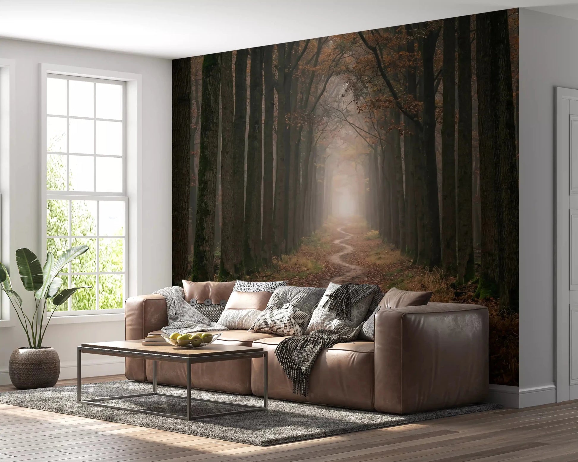 Winding Woodland Way Wall Mural
