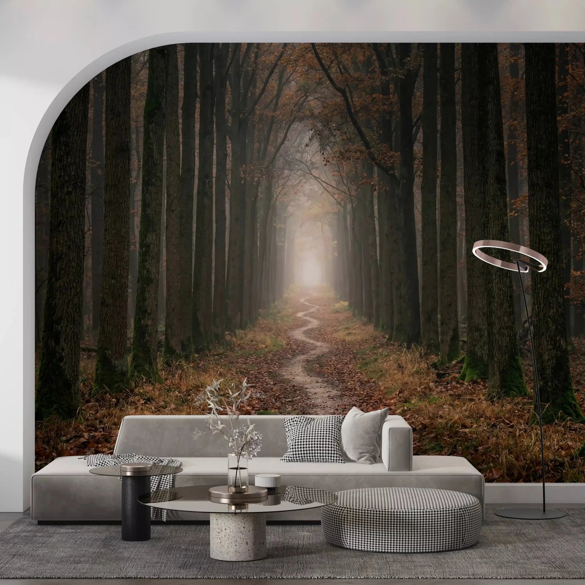 Winding Woodland Way Wall Mural