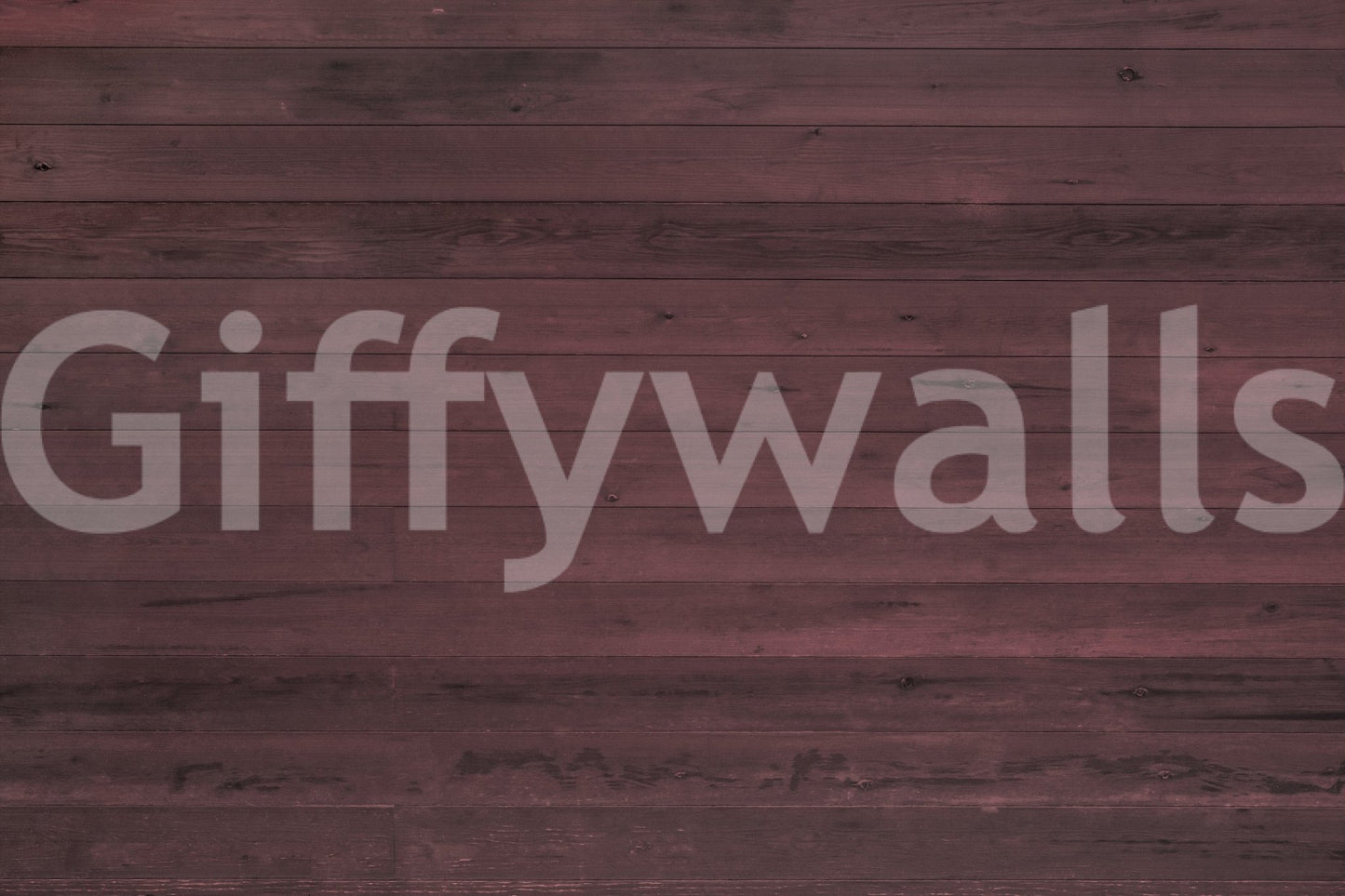 Bedroom wall with the artistic Wine-Stained Wood Wall Mural.