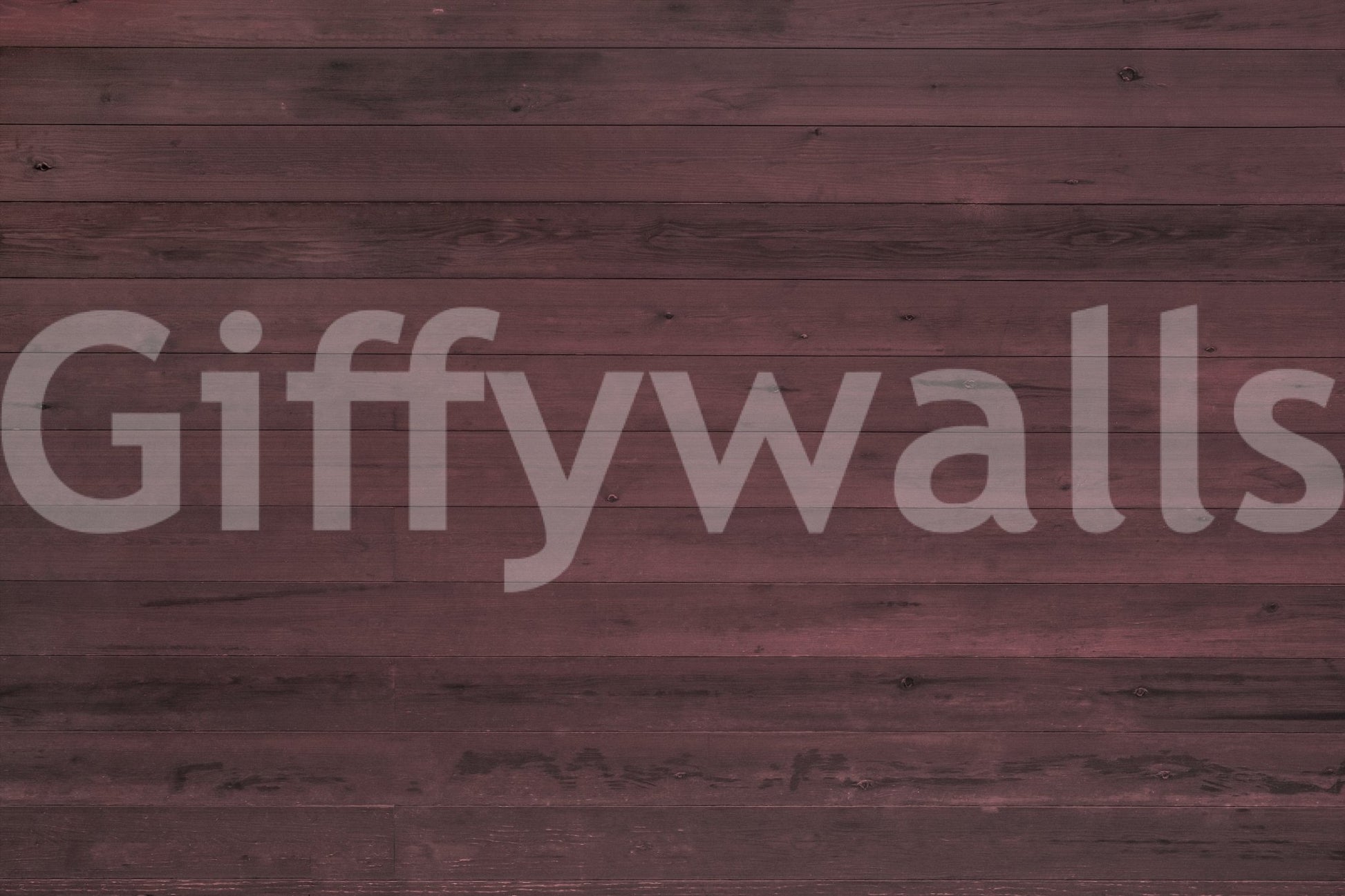 Bedroom wall with the artistic Wine-Stained Wood Wall Mural.