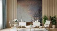 Wall covering, Winter Day product, wintry feel, faded elegance, natural branches.
