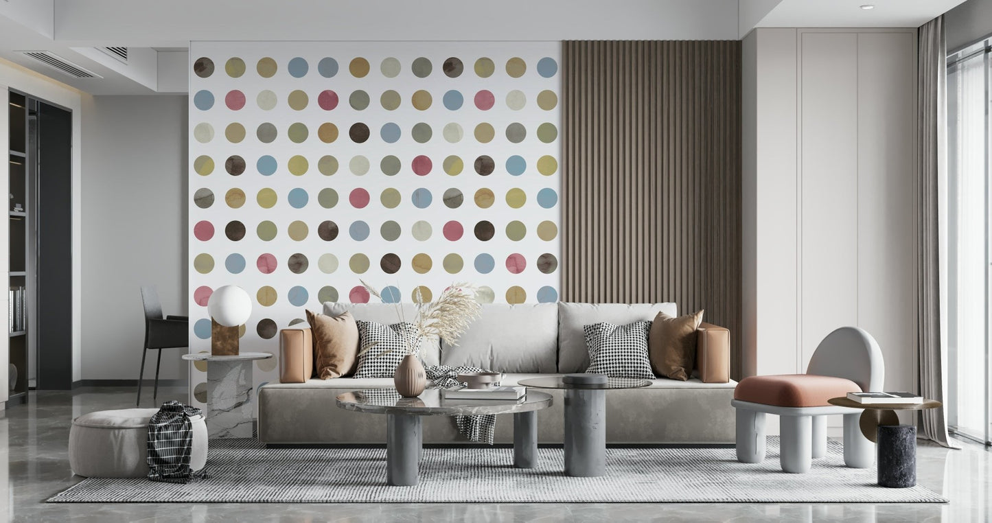A serene subtle pattern wall mural for your decor.