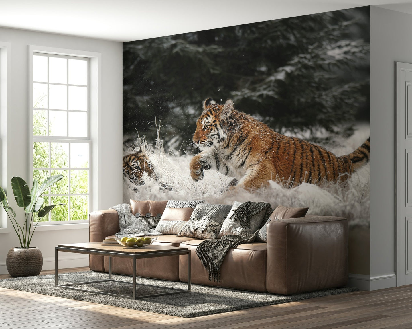 An artistic minimalist form mural for home decor., GD5918