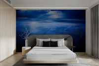Winter storm over Sidni Ali beach II Wall Mural