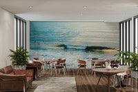 A beautiful dark ocean wallpaper mural with subtle movement.


