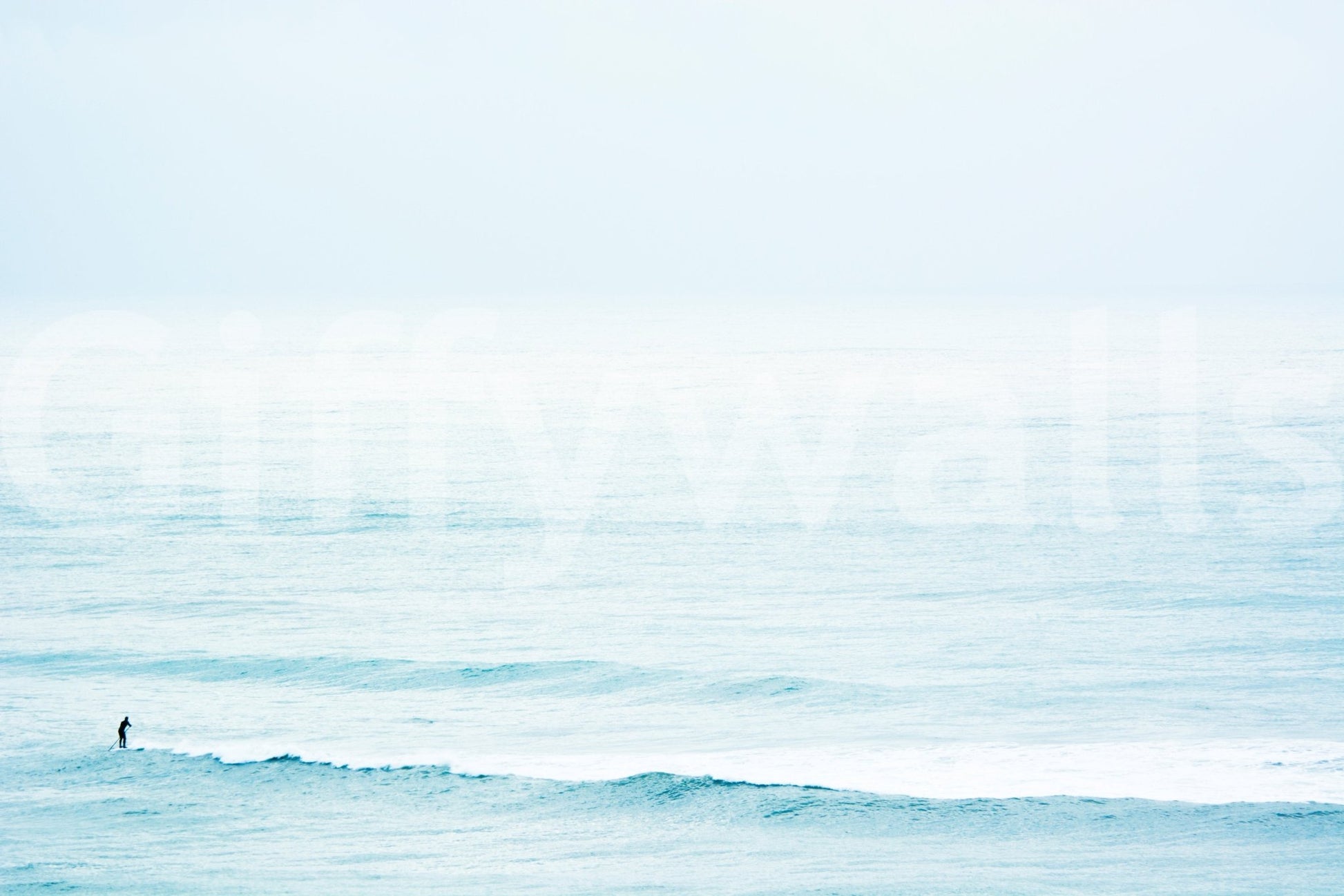 A high-quality serene ocean wall mural for walls.

