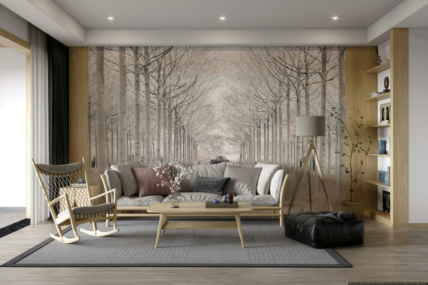 The trees are bare, suggesting winter.

